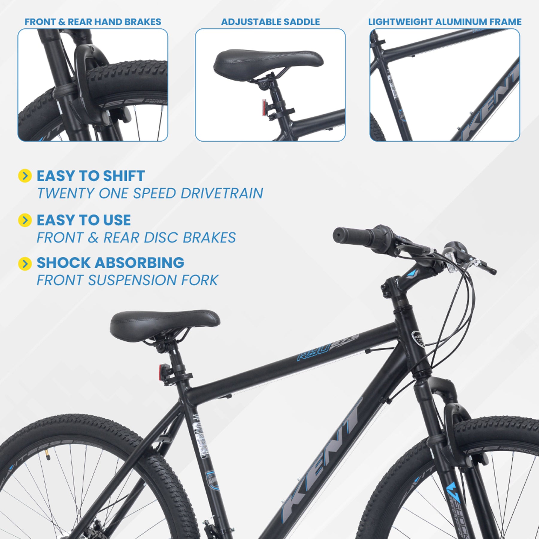 27.5" Kent Ryu | Mountain Bike for Adults Ages 14+