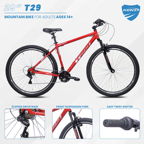 29" Kent T29 | Mountain Bike for Men Ages 14+