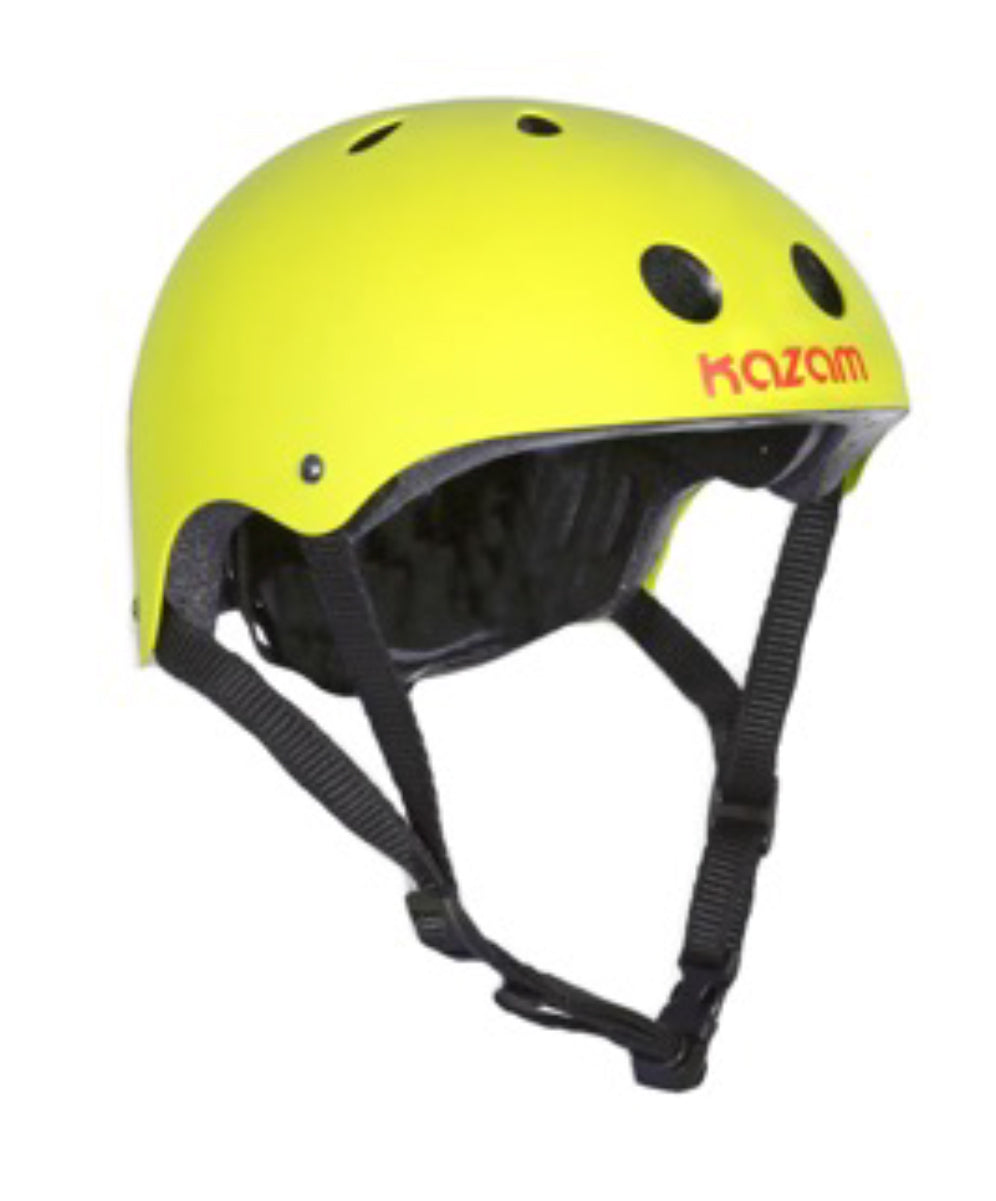 Kazam Yellow Toddler Multi-Sport Helmet | Helmet for Kids Ages 3+