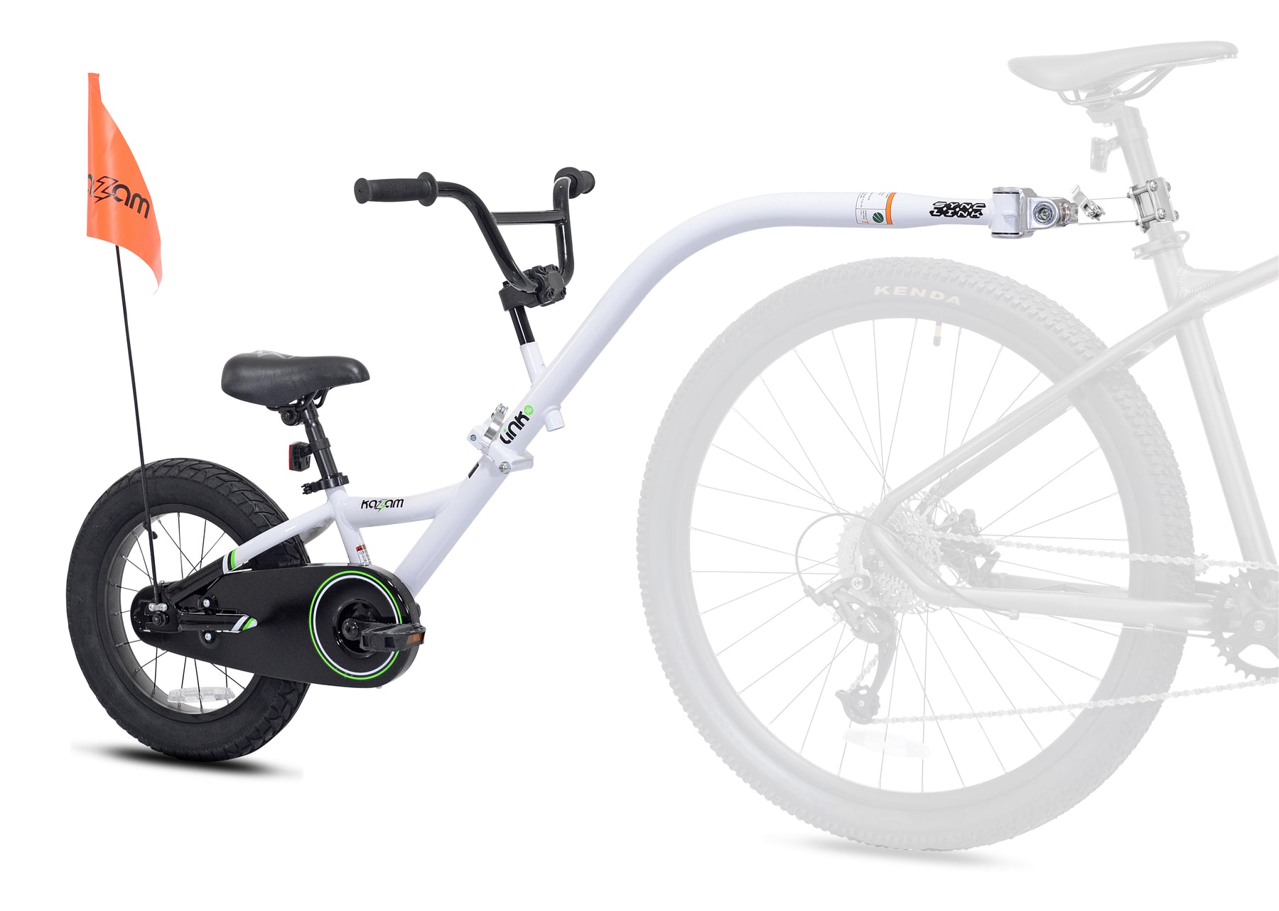 16" Kazam Link | Trailer Bike For Kids Ages 4-6