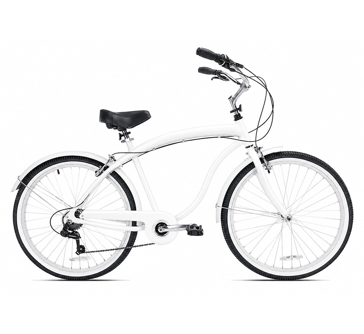 26" Beach Cruiser (Blank White)