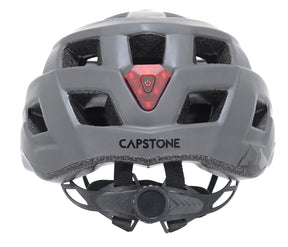 Capstone™ Grey Adult Helmet w/ Light | Helmet for Adults Ages 14+