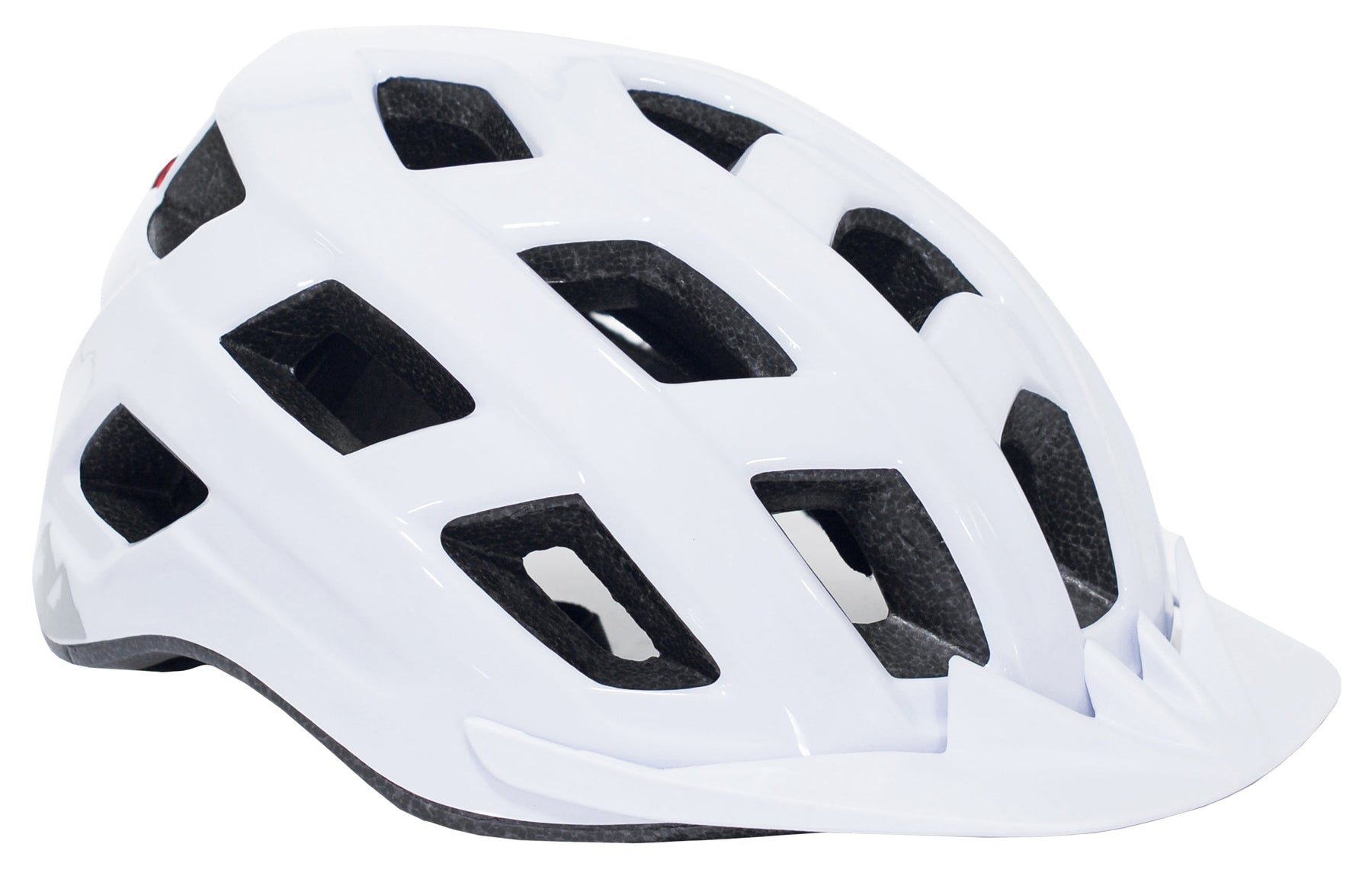 Capstone™ White Adult Helmet w/ Light | Helmet for Adults Ages 14+