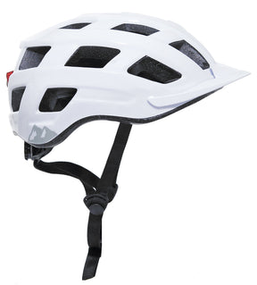 Capstone™ White Adult Helmet w/ Light | Helmet for Adults Ages 14+