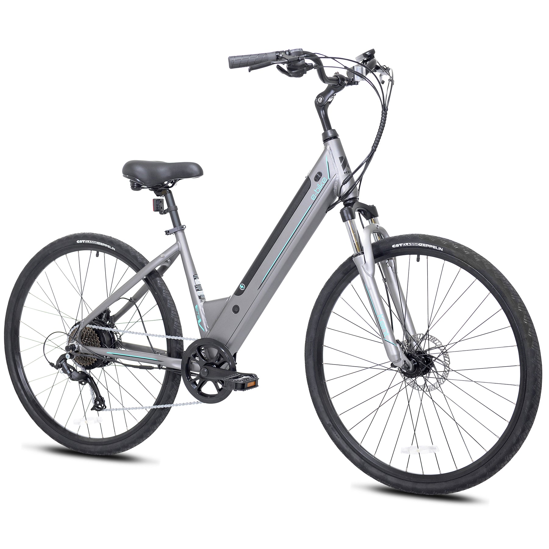 700c Kent E-Bike Hybrid | Electric Hybrid Comfort Bike for Adults Ages 14+