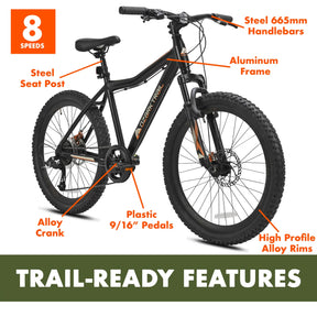 24" Ozark Trail® Glide | Mountain Bike for Kids Ages 8+