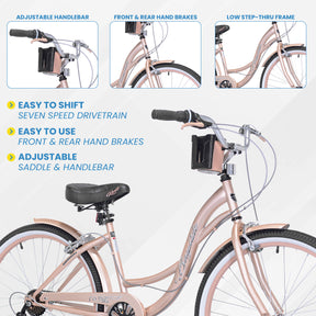 26" Kent Bayside | Cruiser Bike for Women Ages 13+