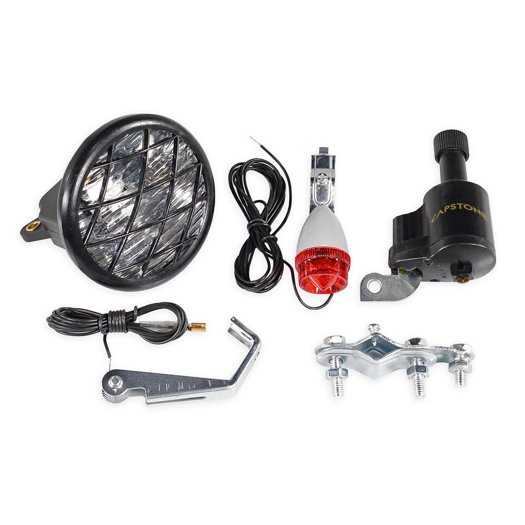 Capstone Generator Light Set Fits Most Bikes