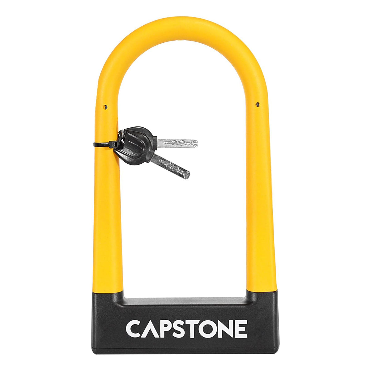 Capstone Rubberized U-Lock w/ Keys, Large