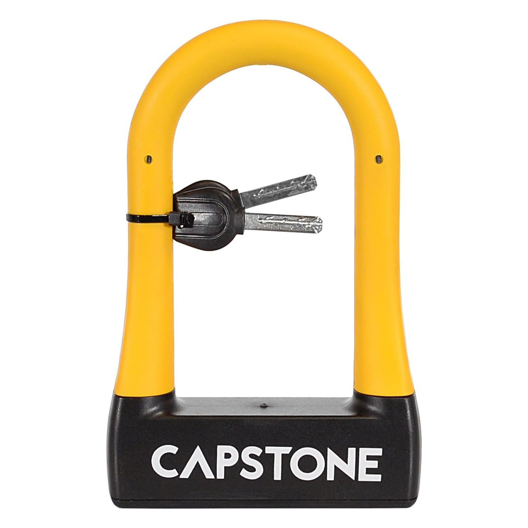 Capstone Rubberized U-Lock w/ Keys, Small