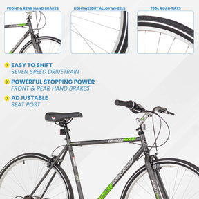 700c Kent Front Runner | Hybrid Bike for Adults Ages 14+