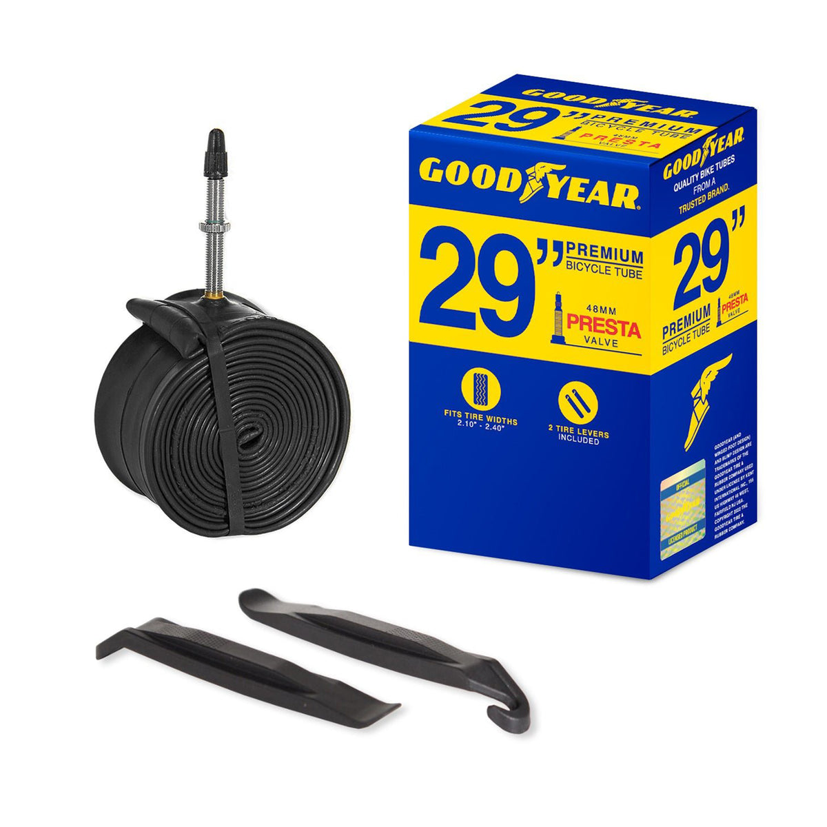 Amazon 29in Bike Tube Goodyear® Bike Inner Tube Presta Valve