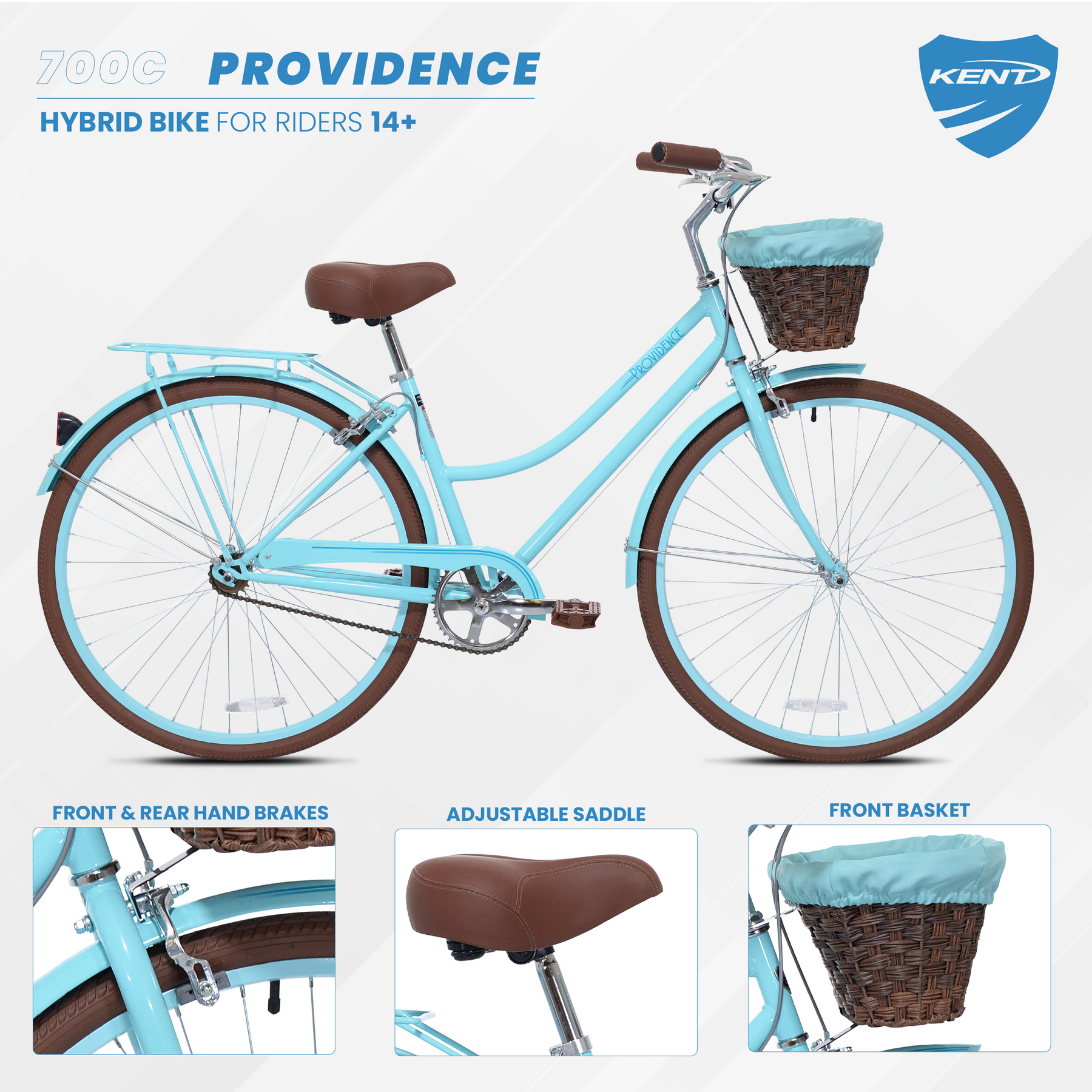 700c Kent Providence | Hybrid Bike for Women Ages 14+