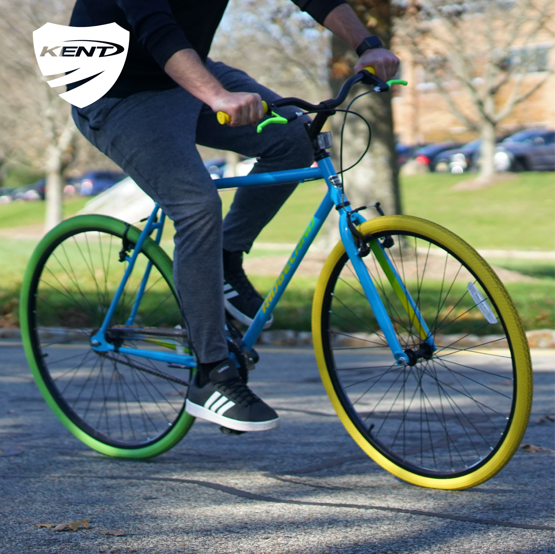 700c Kent Ridgeland Hybrid Bike for Adults Ages 14