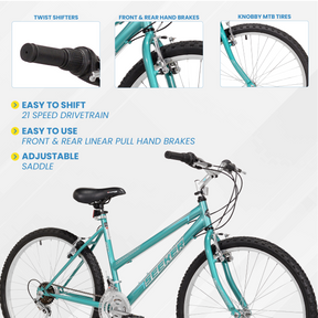 26" Northwoods Trail Seeker | Mountain Bike for Women Ages 13+