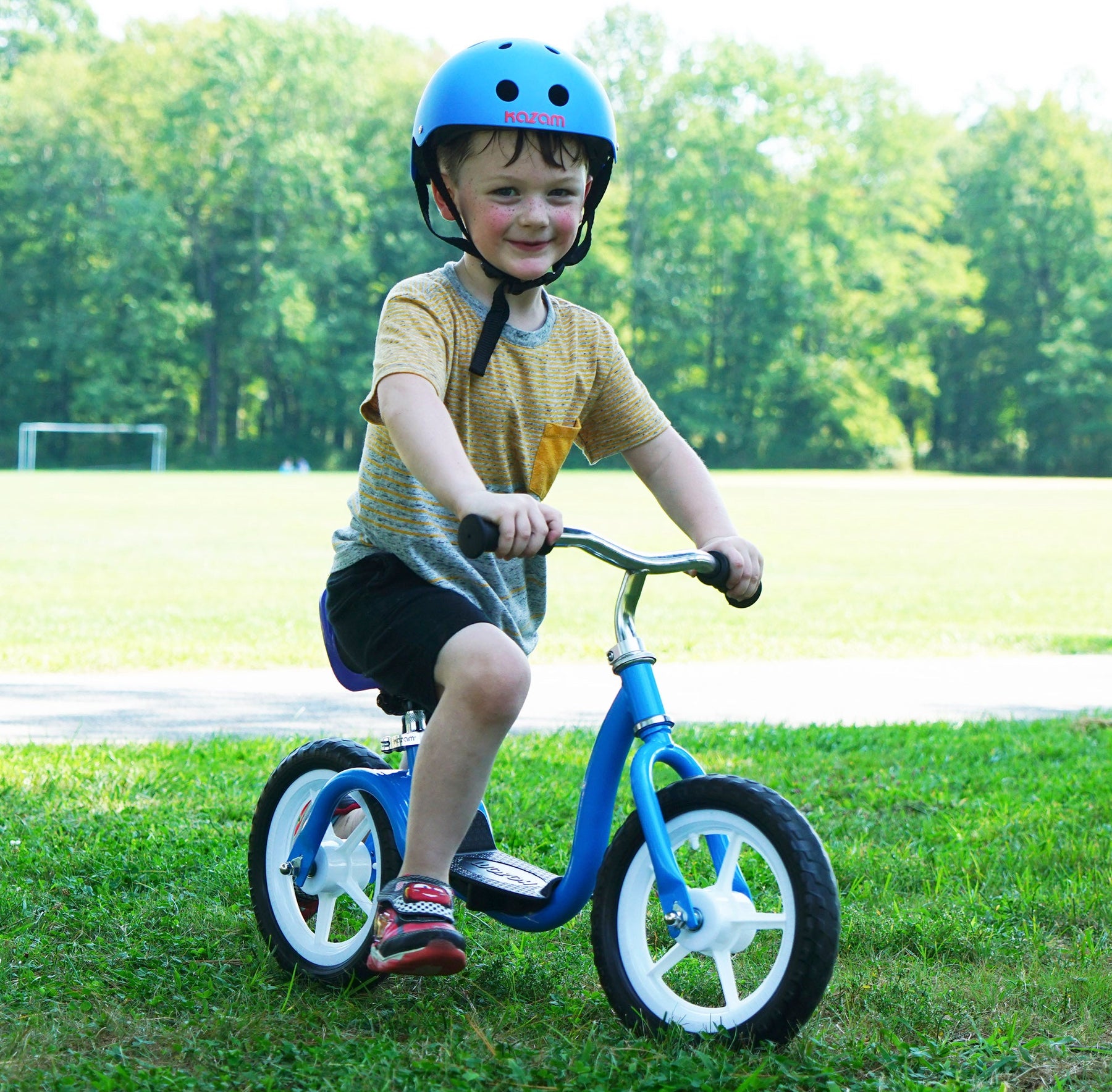 balance bike with helmet 12" Kazam v2e Balance Bike