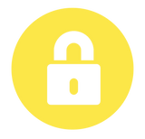Yellow Lock Icon
