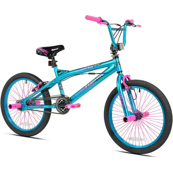 BMXバイク ブラック ピンクハンドル Kent 20