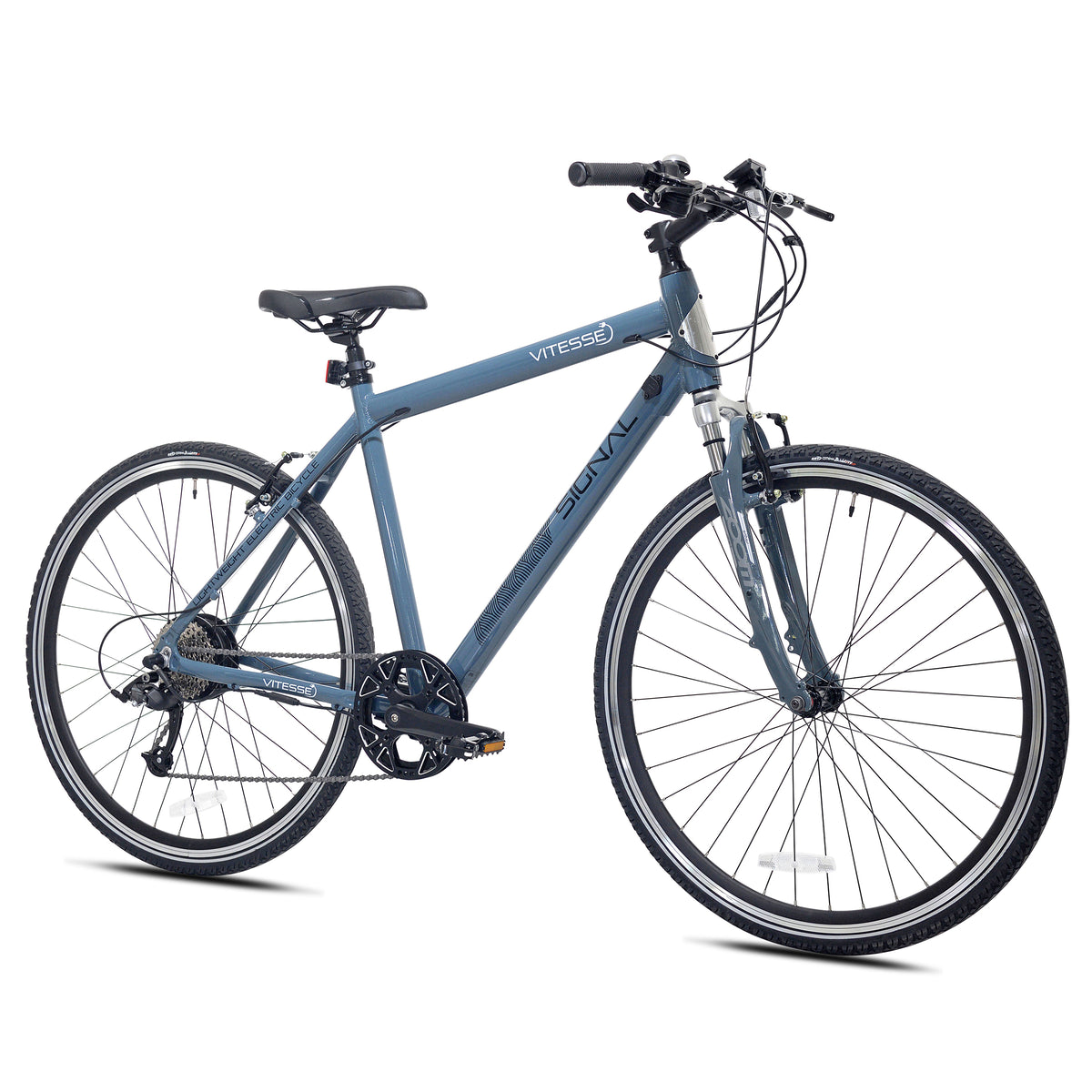 700c Vitesse Signal Electric Hybrid Bike for Adults Ages 14