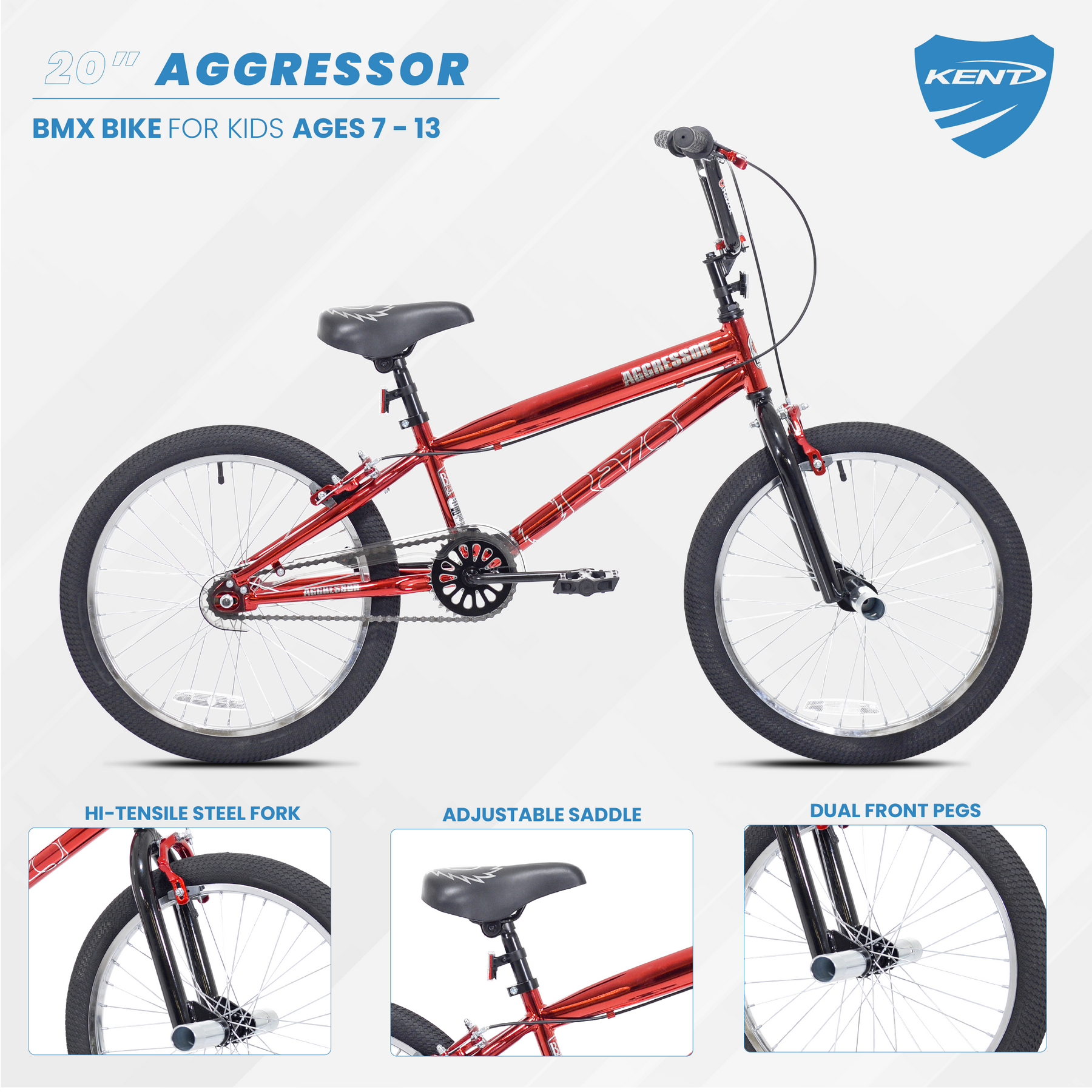 20" Razor® Aggressor | BMX Bike for Kids Ages 7-13