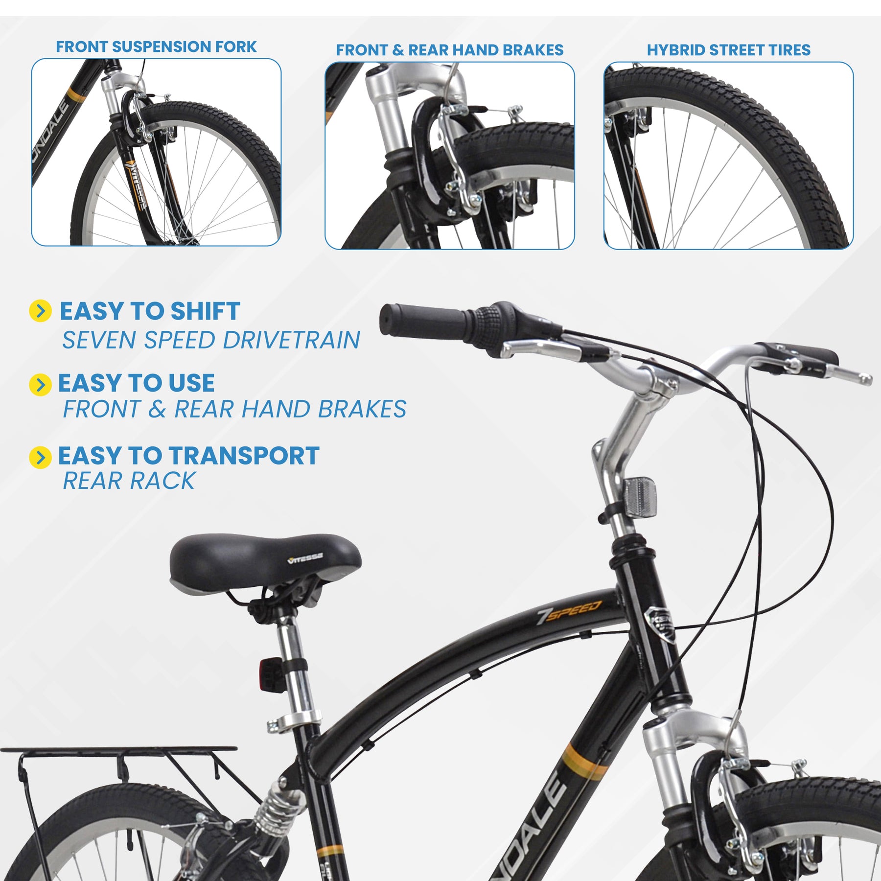 Kent men's avondale hybrid bicycle sale