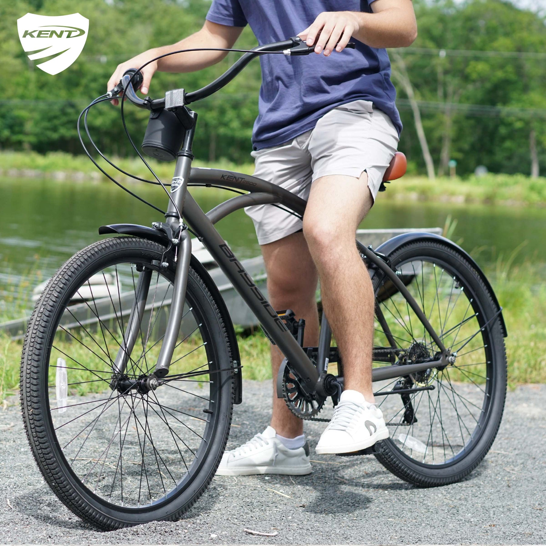 26" Kent Bayside | Cruiser Bike for Men Ages 13+