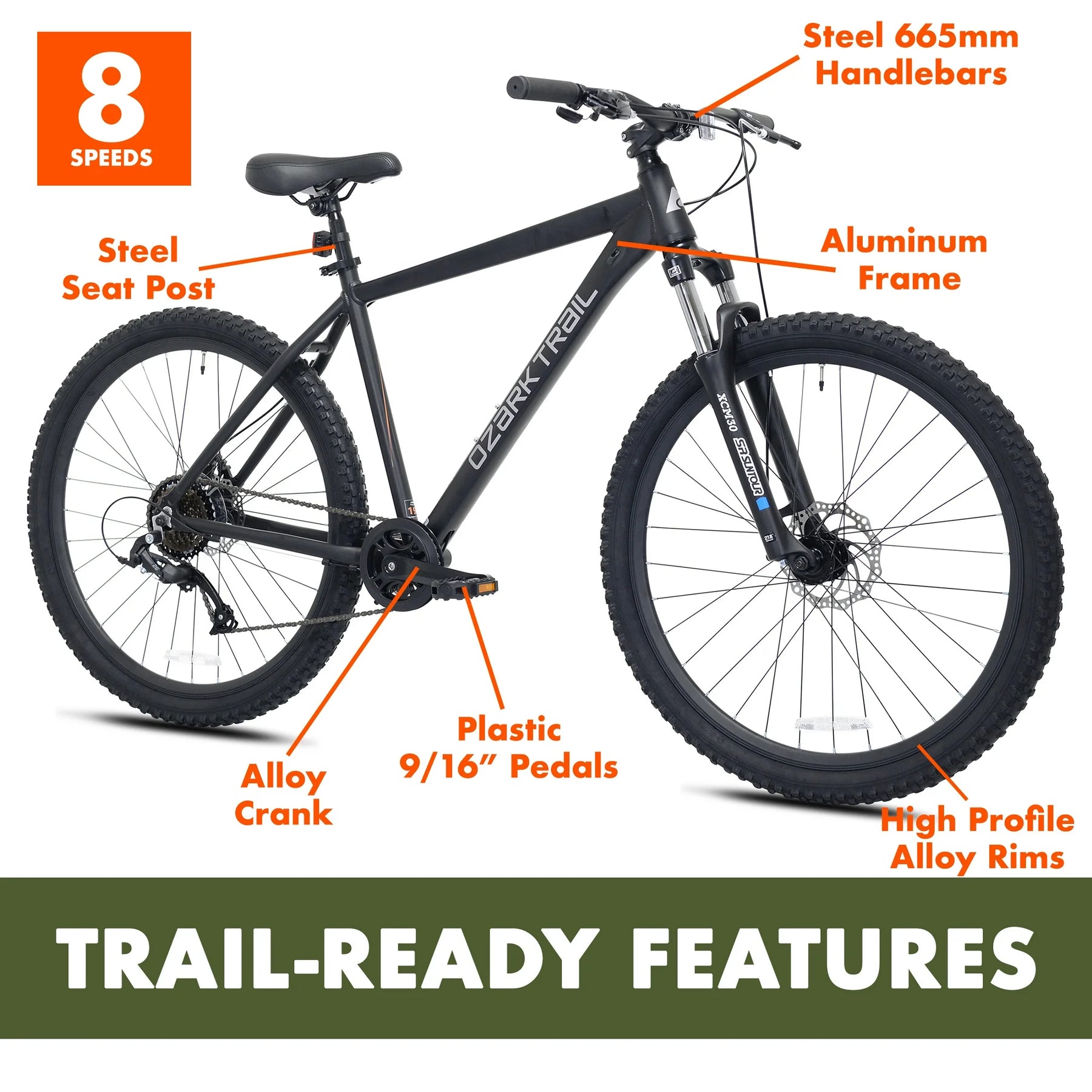 27.5" Ozark Trail® Vibe | Mountain Bike for Adults Ages 14+