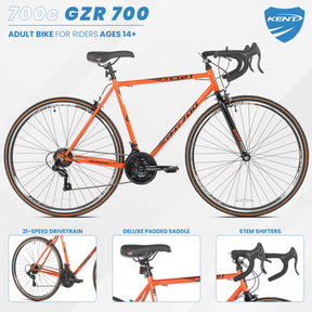 700c Kent GZR 700 | Road Bike for Adults Ages 14+