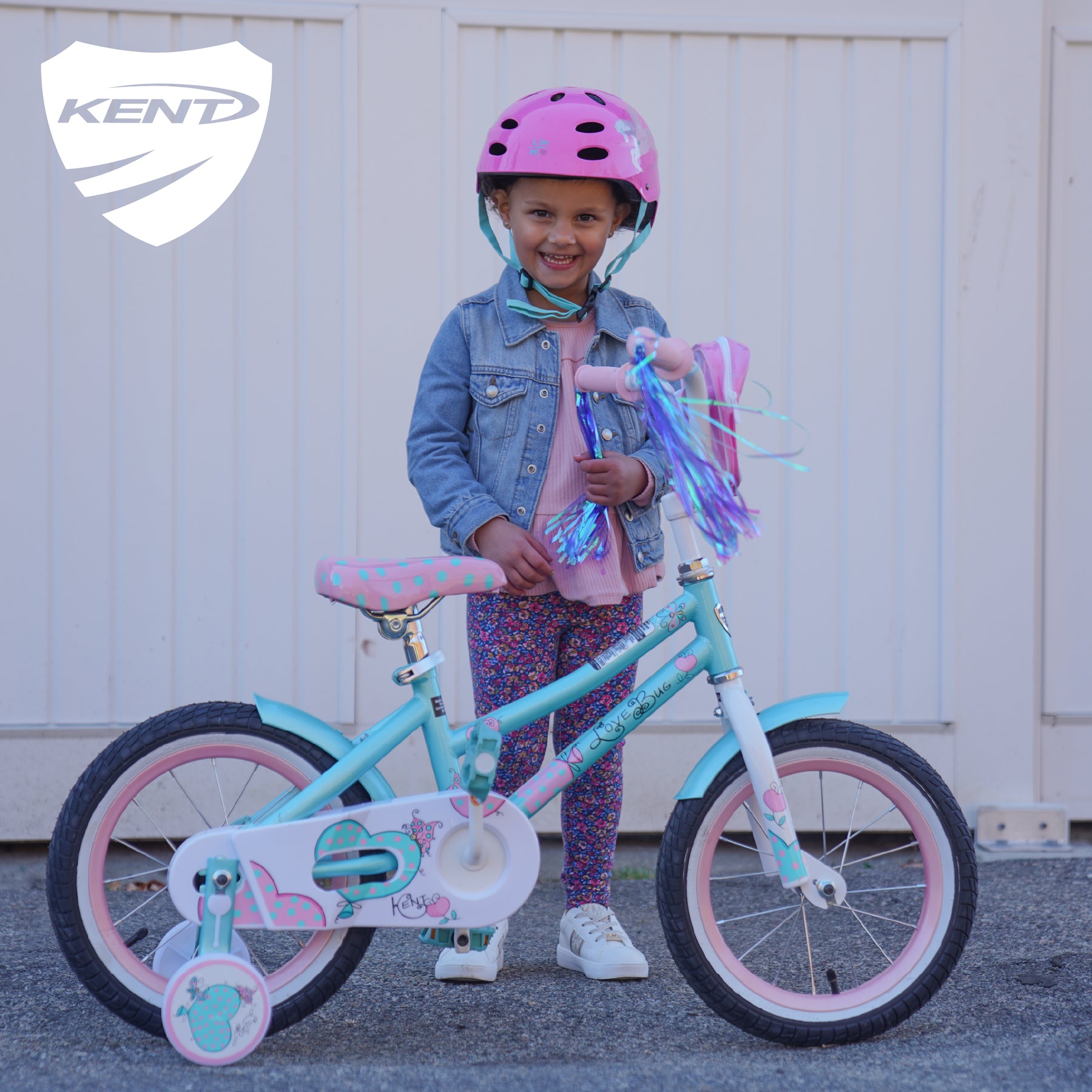 14" Kent Love Bug | Cruiser Bike for Kids Ages 3-5