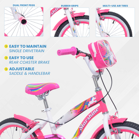 16" Kent Starshine | Cruiser Bike for Kids Ages 4-6