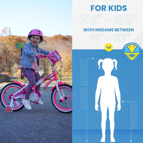 16" Kent Starshine | Cruiser Bike for Kids Ages 4-6