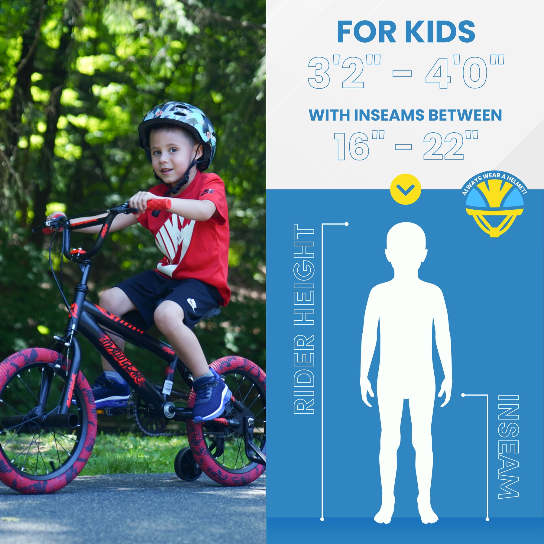 16" Madd Gear® MG16 | BMX Bike for Kids Ages 4-6