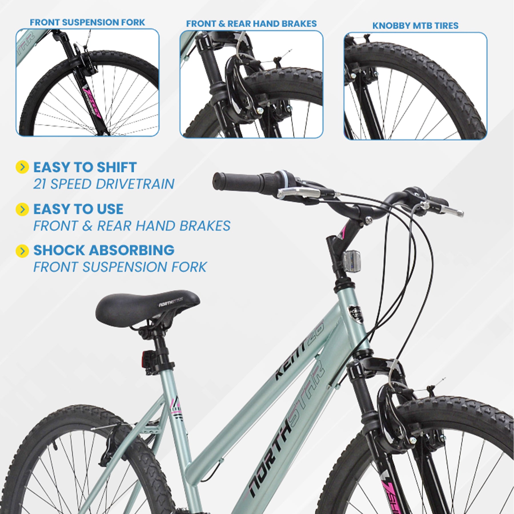 26" Kent Northstar | Mountain Bike for Women Ages 13+