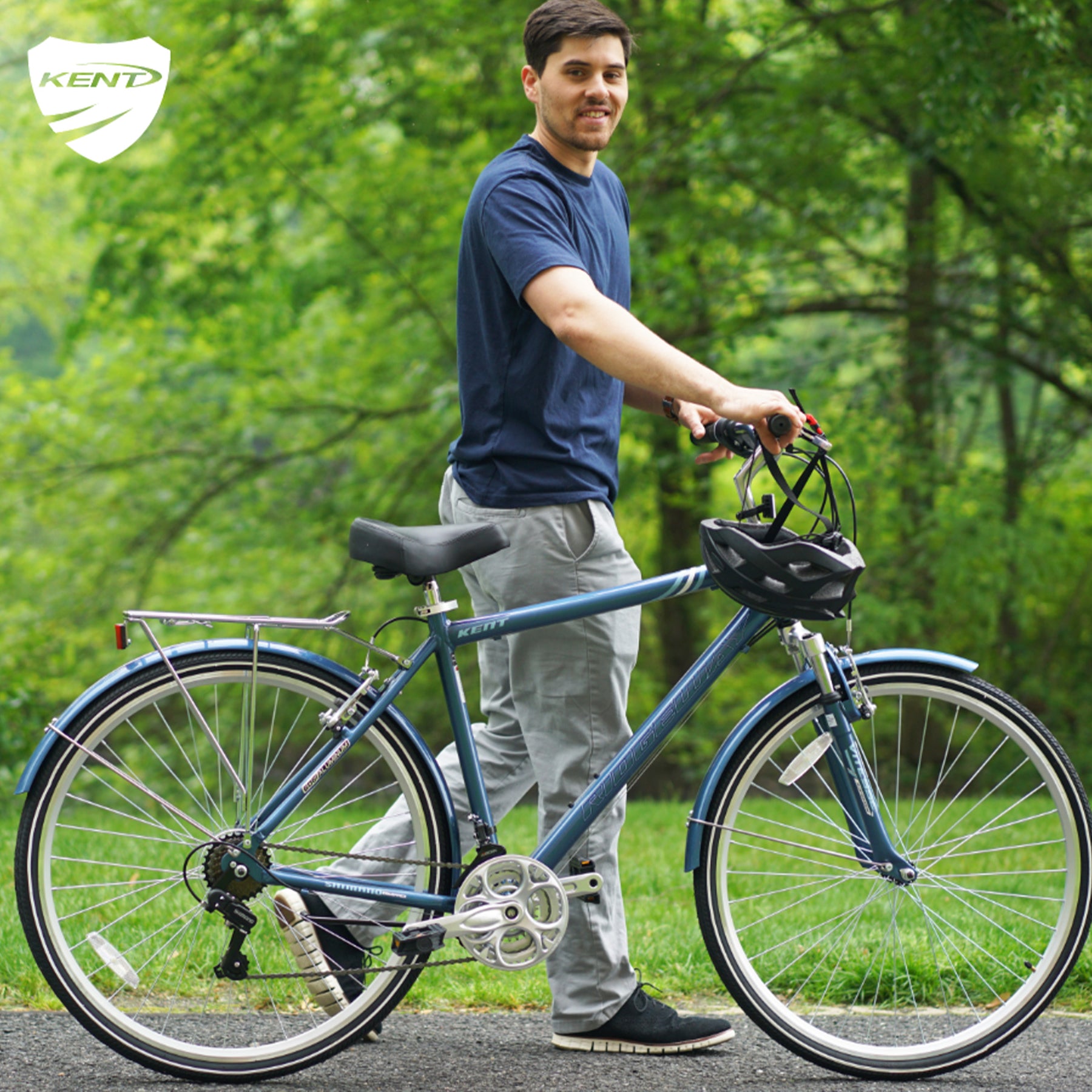 700c Kent Ridgeway | Hybrid Comfort Bike for Men Ages 14+