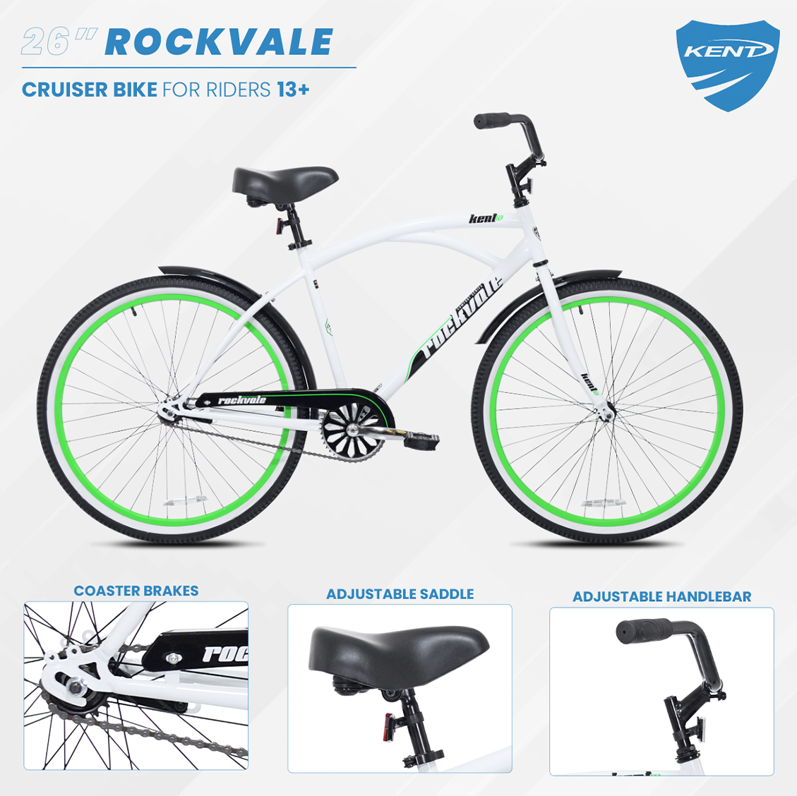 Kent rockvale women's cruiser bike sale