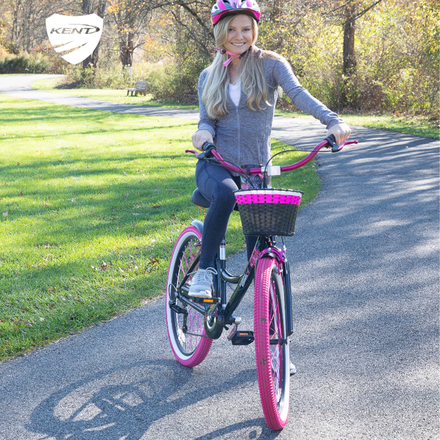 26 Susan G. Komen Floral Cruiser Bike for Women Ages 13