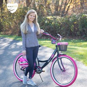 26" Susan G. Komen® Floral | Cruiser Bike for Women Ages 13+