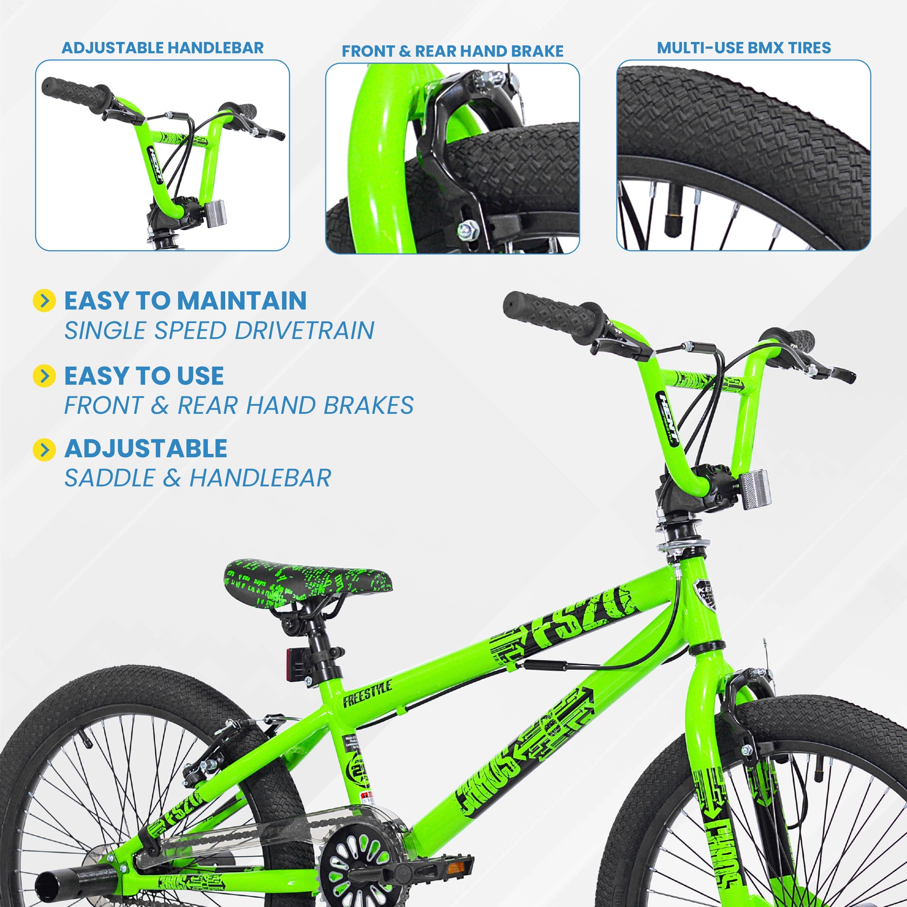 20" Thruster Chaos | BMX Bike for Kids Ages 7-13