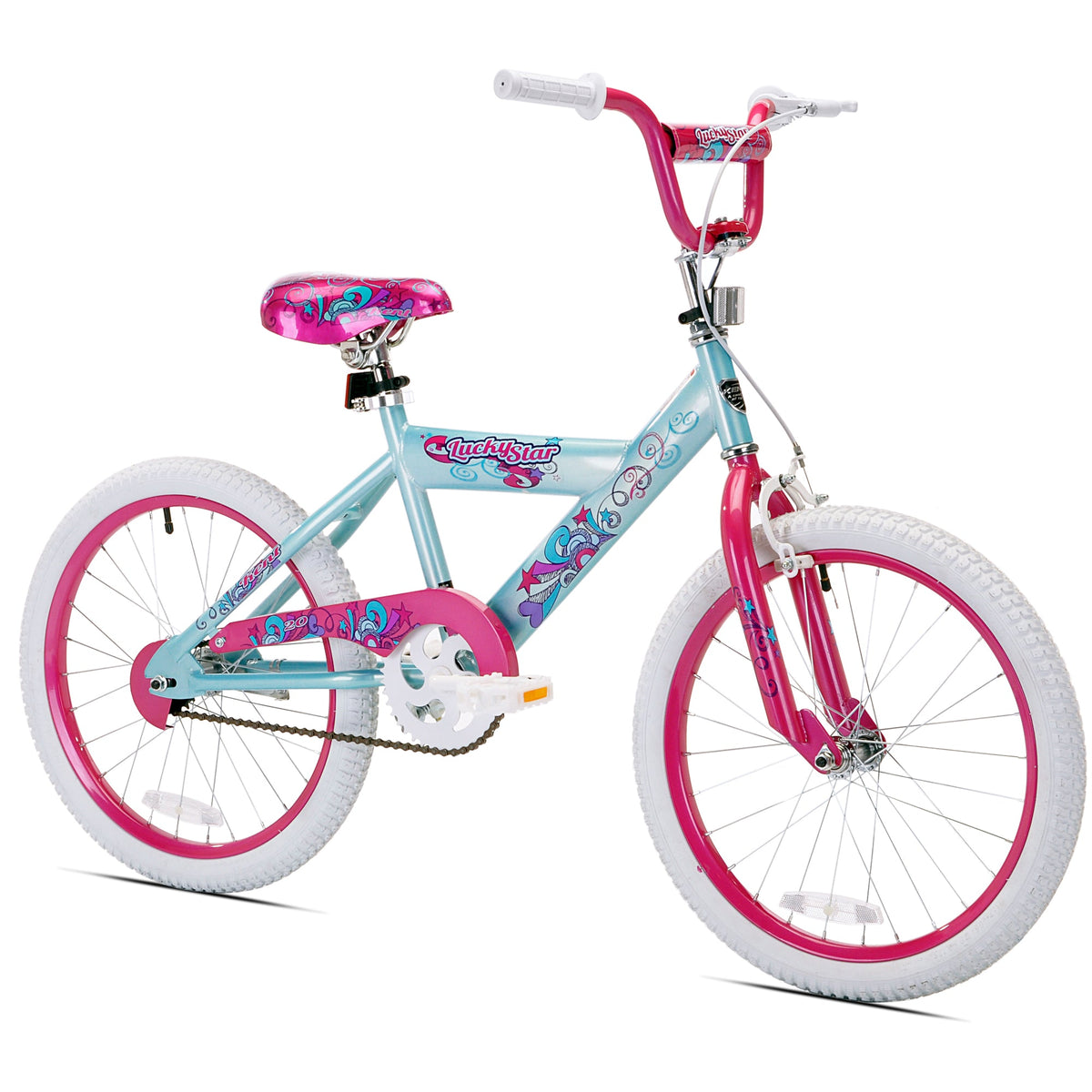 Kent Starshine Bike, 16 pulgadas, blanco/rosa, pequeña
