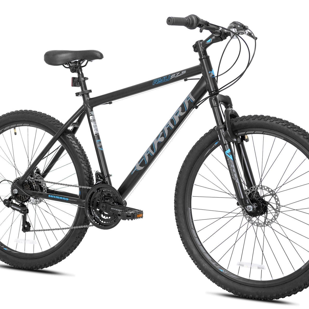 Black and discount blue mountain bike