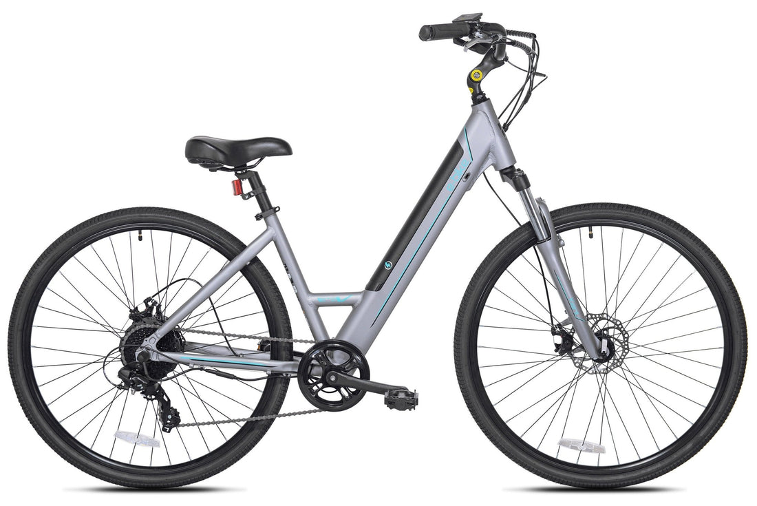 700c Kent EBike Hybrid Electric Hybrid Comfort Bike for Ages 14+