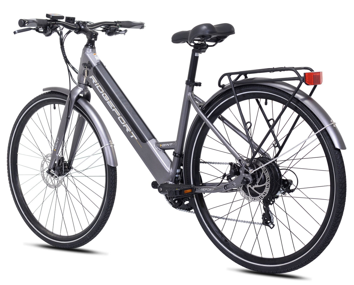 28" Kent Ridgeport E-Bike | Electric Hybrid Commuter Bike for Ages 14+