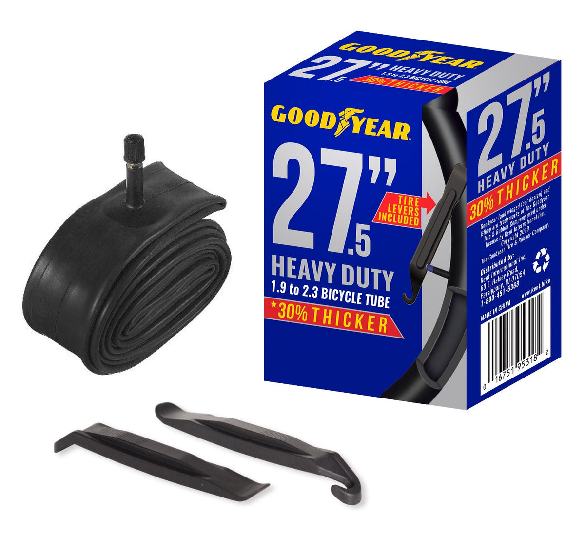 Goodyear® Heavy Duty Bike Inner Tube | 27.5" x 1.90" - 2.30"