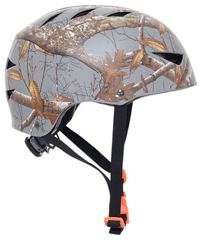 RealTree™ Grey Winter Camo Youth Multi-Sport Helmet | For Ages 8+